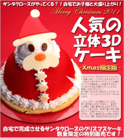OCS - 聖誕老人3D巧克力耶誕蛋糕