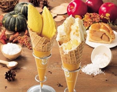 MarioGelateria - 雪鹽南瓜義式冰淇淋 / 法國鹽蘋果派義式冰淇淋