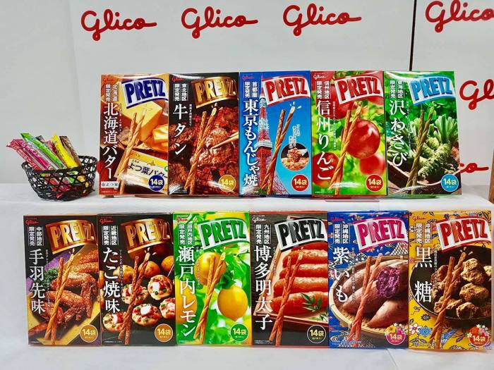 glico日本江崎格力高 - GIANT PRETZ巨無霸百力滋餅乾棒系列