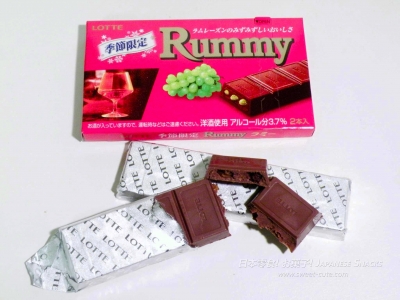 LOTTE日本樂天 - Rummy甜酒拉咪葡萄乾巧克力