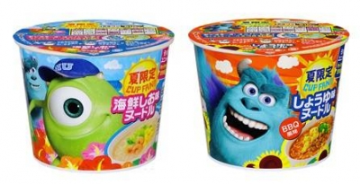 Sanyo三洋食品 - 札幌一番！迪士尼怪獸大學CUPFAN夏季限定系列泡麵