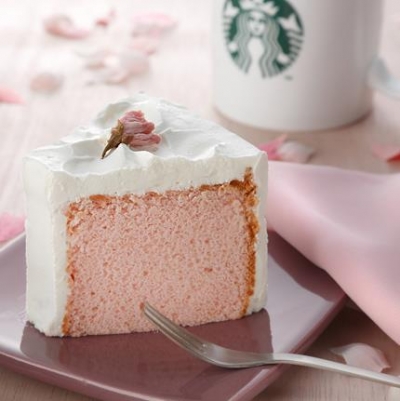 Starbucks Coffee日本星巴克咖啡 - 櫻花戚風蛋糕
