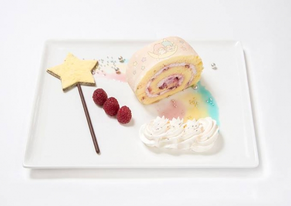 名古屋PARCO期間限定KiKi &amp; LaLa Cafe - 星星魔杖變出來的魔法瑞士蛋糕卷