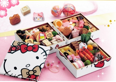 Hello Kitty御節料理正月三段重新年便當
