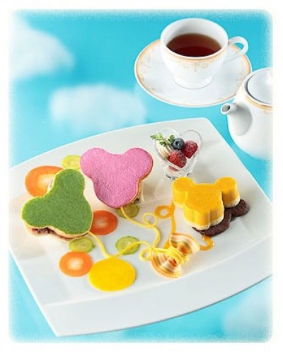 Tokyo Disney Hotel東京迪士尼飯店Dreamers Lounge - Mickey Mouse米奇米老鼠彩色氣球原創三明治午餐