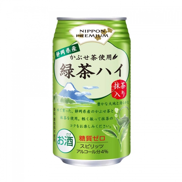 OENON - NIPPON PREMIUM 使用静岡縣産冠茶”綠茶酸酎碳酸水