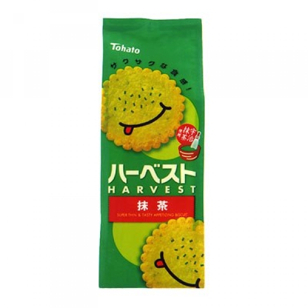 Tohato東鳩 - Harvest哈維薄燒抹茶餅乾