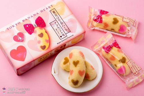和菓子的甜蜜生活 -「Tokyo Banana東京香蕉蛋糕愛心楓糖香蕉口味」