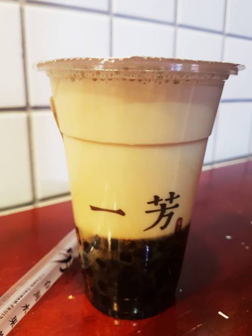 一芳水果茶永吉店 - 黑糖珍珠鮮奶茶