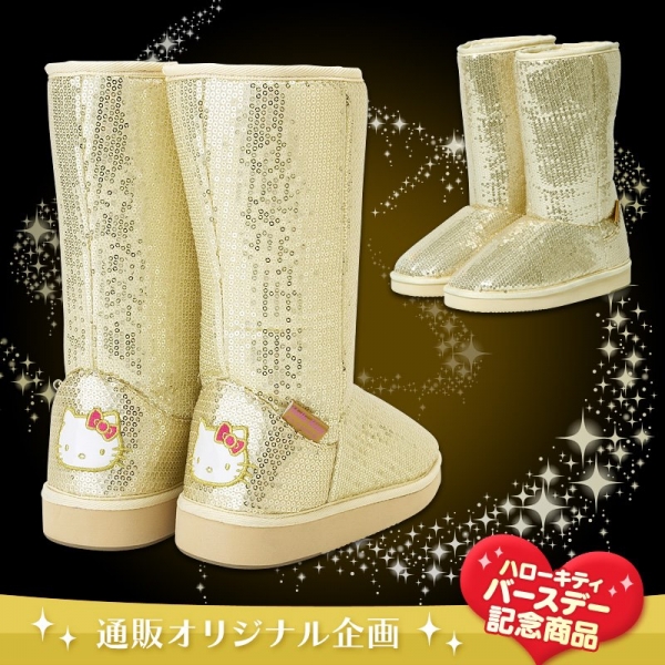 2012年Hello Kitty BOA Boots凱蒂貓亮片愛基思摩雪靴