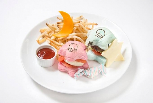 名古屋PARCO期間限定KiKi &amp; LaLa Cafe - Little Twin Stars雙星娃娃漢堡餐