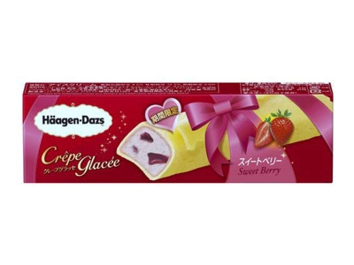Häggen-Dazs日本哈根達斯 - 甜蜜莓果糖漬可麗餅冰淇淋
