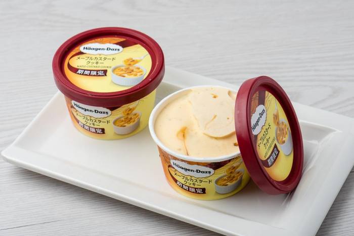 Häagen-Dazs日本哈根達斯 - 楓糖卡士達奶油餅乾迷你杯冰淇淋