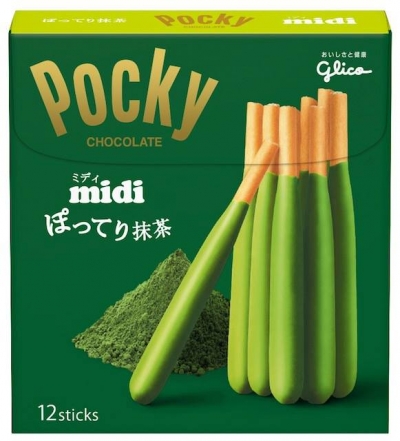 glico日本江崎格力高 - Pocky midi胖胖胖抹茶百琪巧克力棒