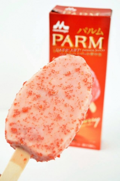 森永乳業 - PARM草莓冰棒