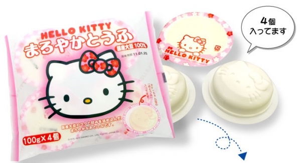 相模屋 - Hello Kitty凱蒂貓圓形豆腐