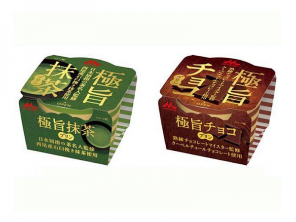森永乳業 - 極旨抹茶布丁 / 極旨巧克力布丁