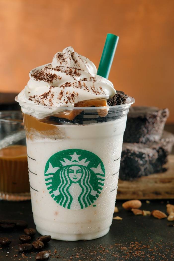 Starbucks Coffee日本星巴克咖啡 - 巧克力蛋糕星冰樂with一口盅咖啡
