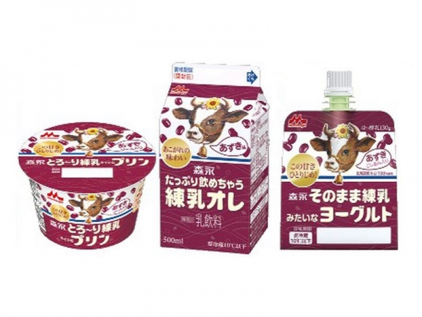 森永乳業 - 森永紅豆煉乳布丁 / 森永紅豆煉乳牛奶歐蕾 / 森永紅豆煉乳優格