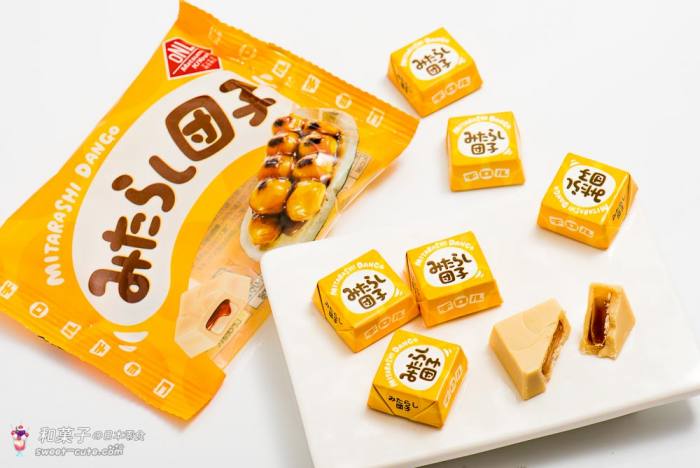 和菓子的日本零食開箱文 - TIROL-CHOCO日本滋露巧克力「御手洗團子迷你滋露巧克力」