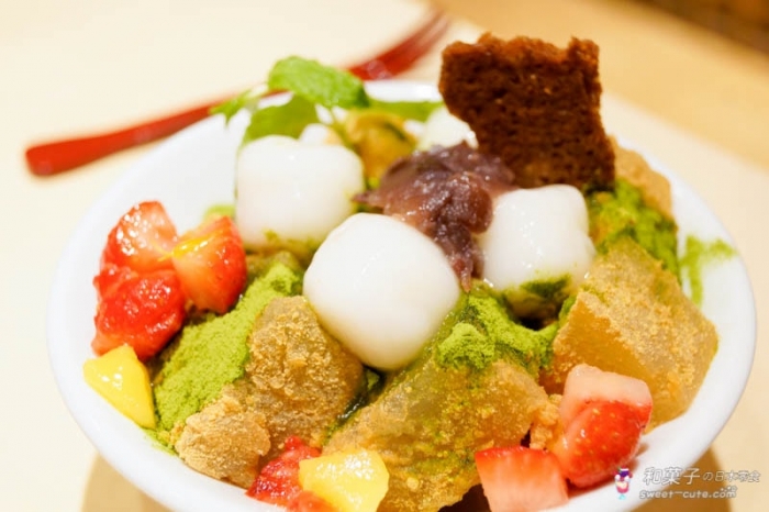 抹茶餡蜜豆