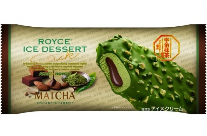 赤城乳業 - ROYCE’ ICE DESSERT脆皮抹茶巧克力夾心雪糕