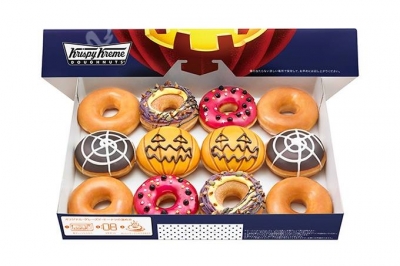 日本Krispy Kreme甜甜圈 - 萬聖節12入盒裝甜甜圈