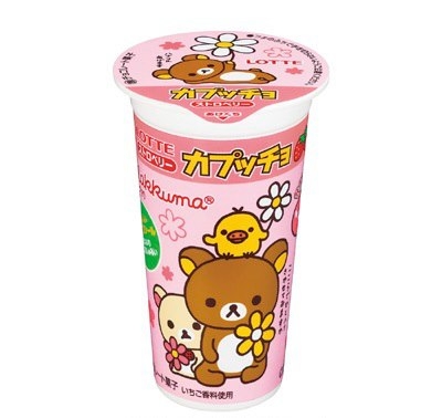 LOTTE日本樂天 - 拉拉熊杯子草莓小點