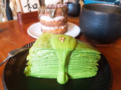抹茶千層蛋糕