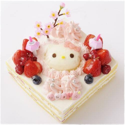 Mon cher - Hello Kitty凱蒂貓女兒節裝飾蛋糕