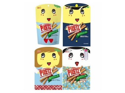 glico日本江崎格力高 - PRETZ噴發梨汁味船梨精包裝