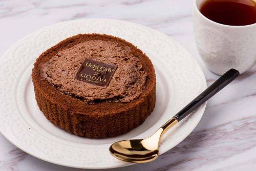 LAWSON日本羅森便利商店 - Uchi Cafe Sweets × GODIVA歌帝梵巧克力瑞士蛋糕卷