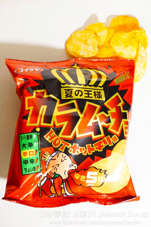 湖池屋 - 夏之王者咔辣姆久五倍辣味洋芋片