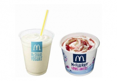 McDonald's日本麥當勞 - 草莓優格冰旋風 / 優格奶昔