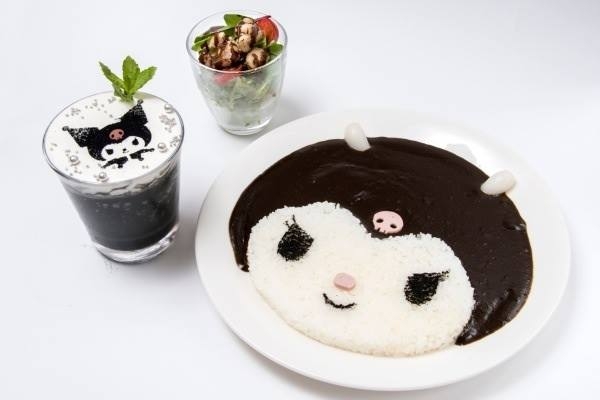 澀谷PARCO PART1 THE GUEST cafe &amp; diner - 酷洛米的黑Smoothie / 復刻!!酷洛米黒咖喱飯