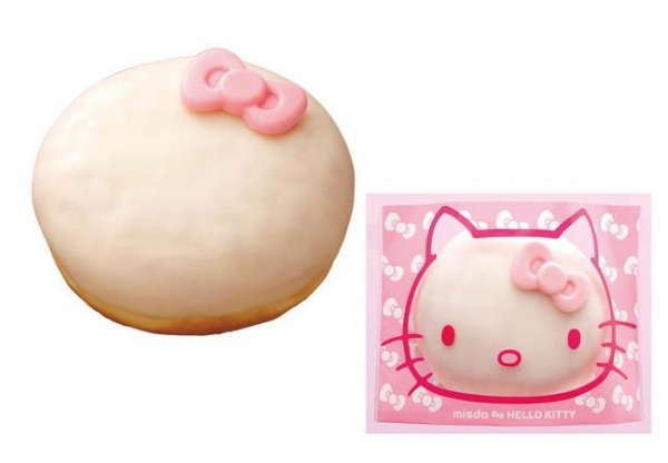 日本Mister Donut - Hello Kitty青蘋果巧貝凱蒂貓甜甜圈