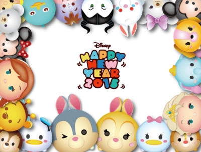 迪士尼TSUM TSUM祝你新年快樂