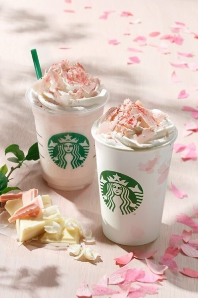 Starbucks Coffee日本星巴克咖啡 - 櫻花白巧克力 / 櫻花白巧克力星冰樂