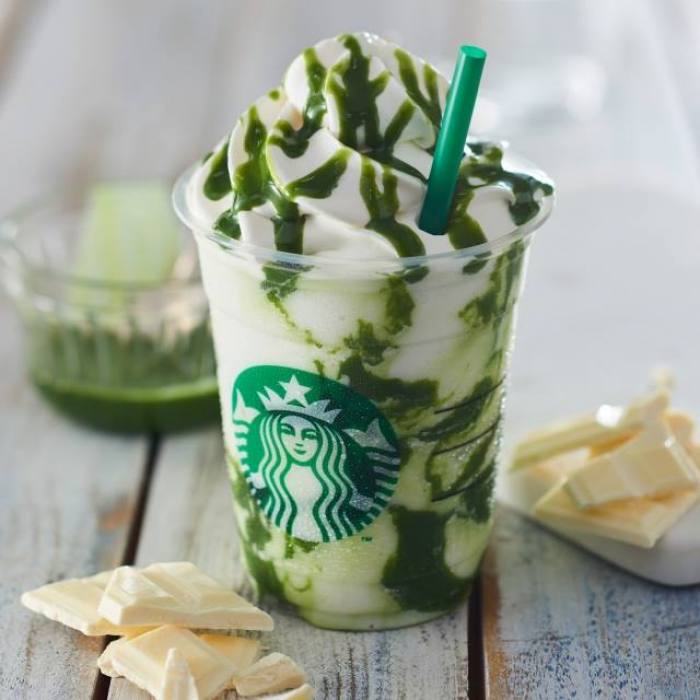 日本星巴克Starbucks - 抹茶白巧克力星冰樂