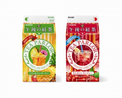 KIRIN日本麒麟 - 午後紅茶Tea Parlor茶沙龍鳳梨芒果水果茶 / 卡姆果櫻桃檸檬水果茶