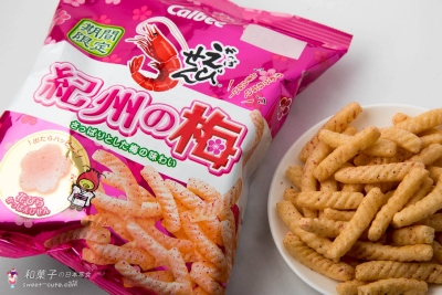 Calbee卡樂比 - 紀州梅蝦味先