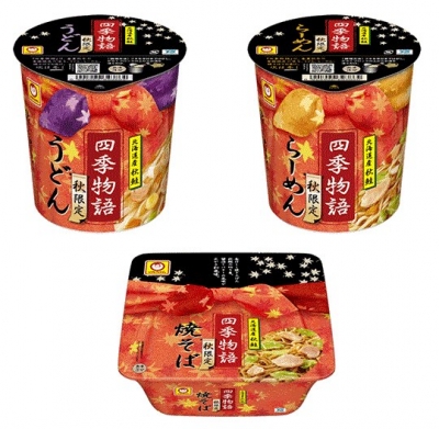 東洋水産 - 小丸四季物語秋季限定香菇口味泡麵系列