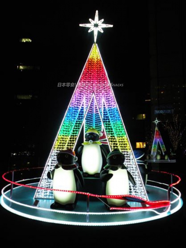 新宿南方露天之城點燈儀式 - Suica西瓜卡的可愛企鵝