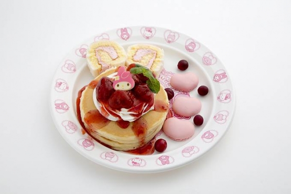 My Melody Cafe - 美樂蒂好多草莓鬆餅