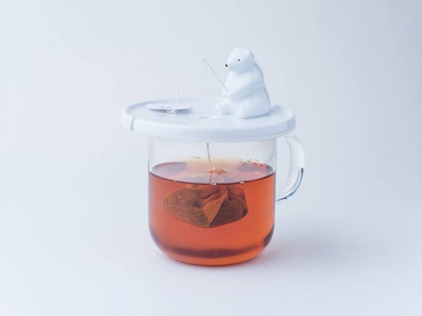 NECKTIE - TEA BAG HOLDER “SHIROKUMA”北極熊茶包架