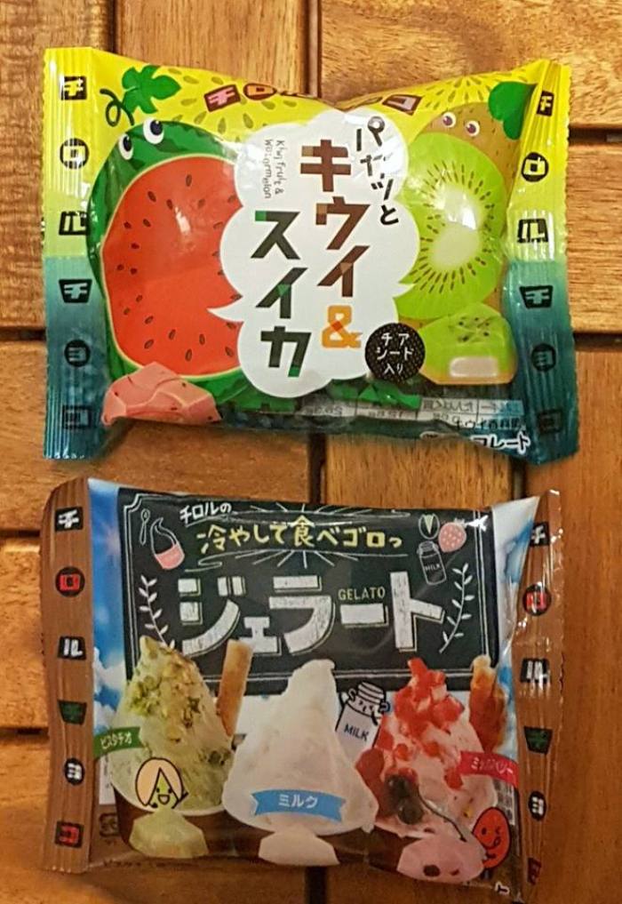 TIROL-CHOCO日本滋露巧克力 - 義大利冰淇淋巧克力 / 西瓜與奇異果巧克力