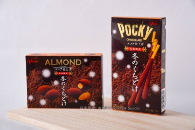 glico日本江崎格力高 - 冬之入口即化杏仁果巧克力 / Pocky冬之入口即化百琪巧克力棒
