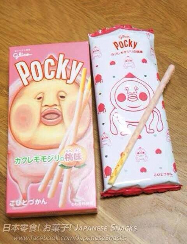 glico日本江崎格力高 - Pocky屁桃醜比頭水蜜桃百琪巧克力棒