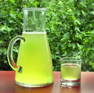 沖泡的綠茶