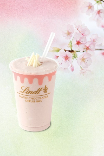 Lindt日本瑞士蓮 - 瑞士蓮白色巧克力櫻花冰淇淋凍飲